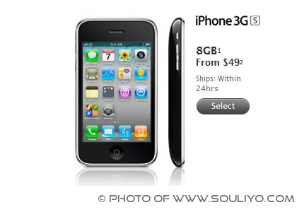 Apple ຫັ່ນລາຄາ iPhone 3GS ລົງເຫລຶອ $49 ໃນອາເມລິກາ