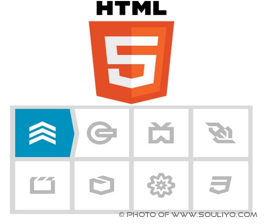 ໂລໂກ້ ຂອງ ມາດຕຖານ HTML 5 