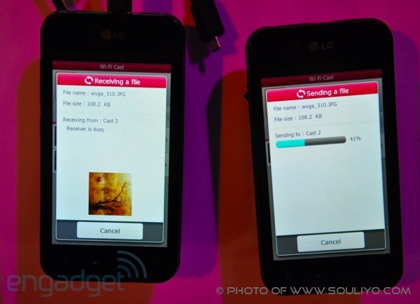 WiFi Direct on Optimus Black