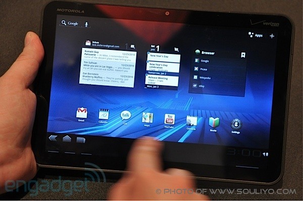Video ການໃຊ້ງານໂຕຈິງ ຂອງ Motorola Xoom 