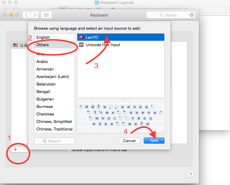 addkeyboard in setting